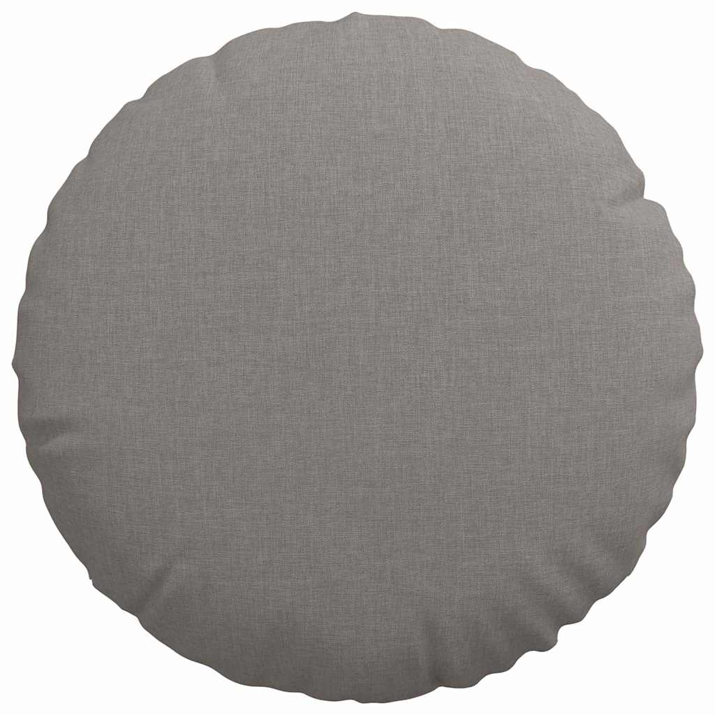 Μαξιλάρια καθισμάτων 2 pcs Taupe Ø40 x 13 εκ ύφασμα