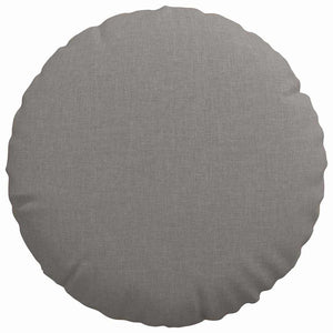 Μαξιλάρια καθισμάτων 2 τμχ. Ύφασμα Taupe Ø40 x 13 εκ
