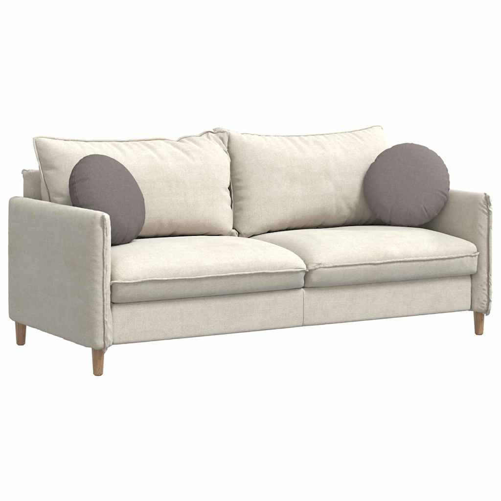 Μαξιλάρια καθισμάτων 2 pcs Taupe Ø40 x 13 εκ ύφασμα