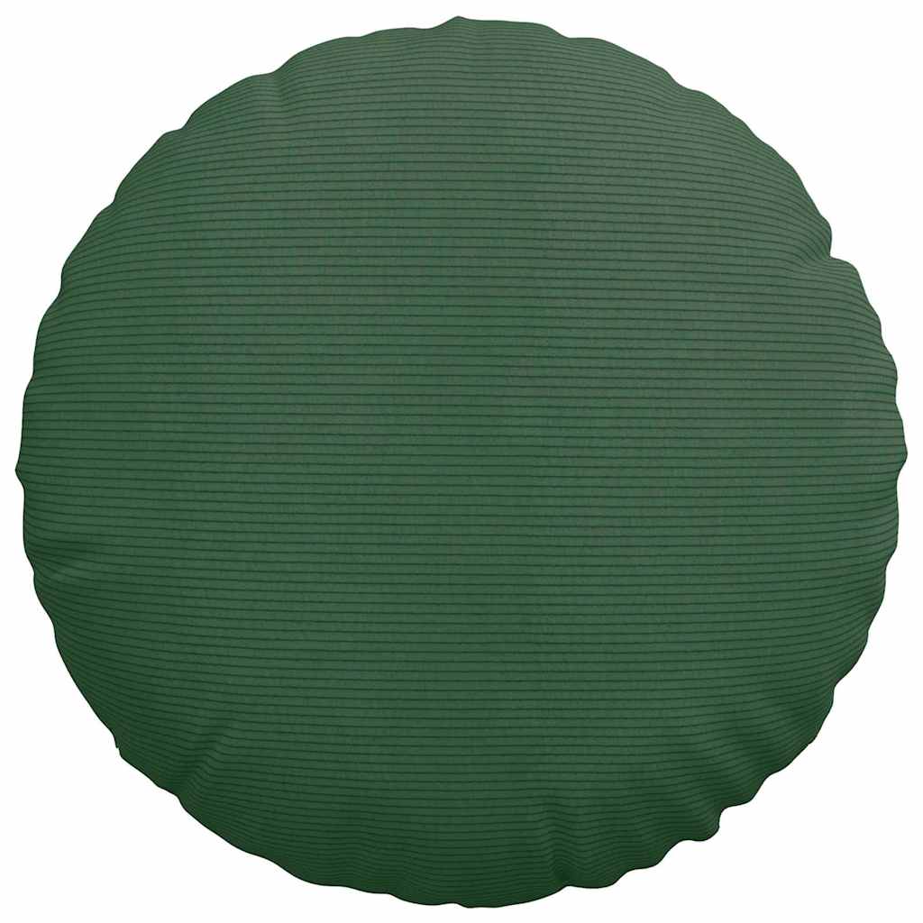 Μαξιλάρια καθισμάτων 2 pcs Σκούρο Πράσινο Ø50 x 19 εκ