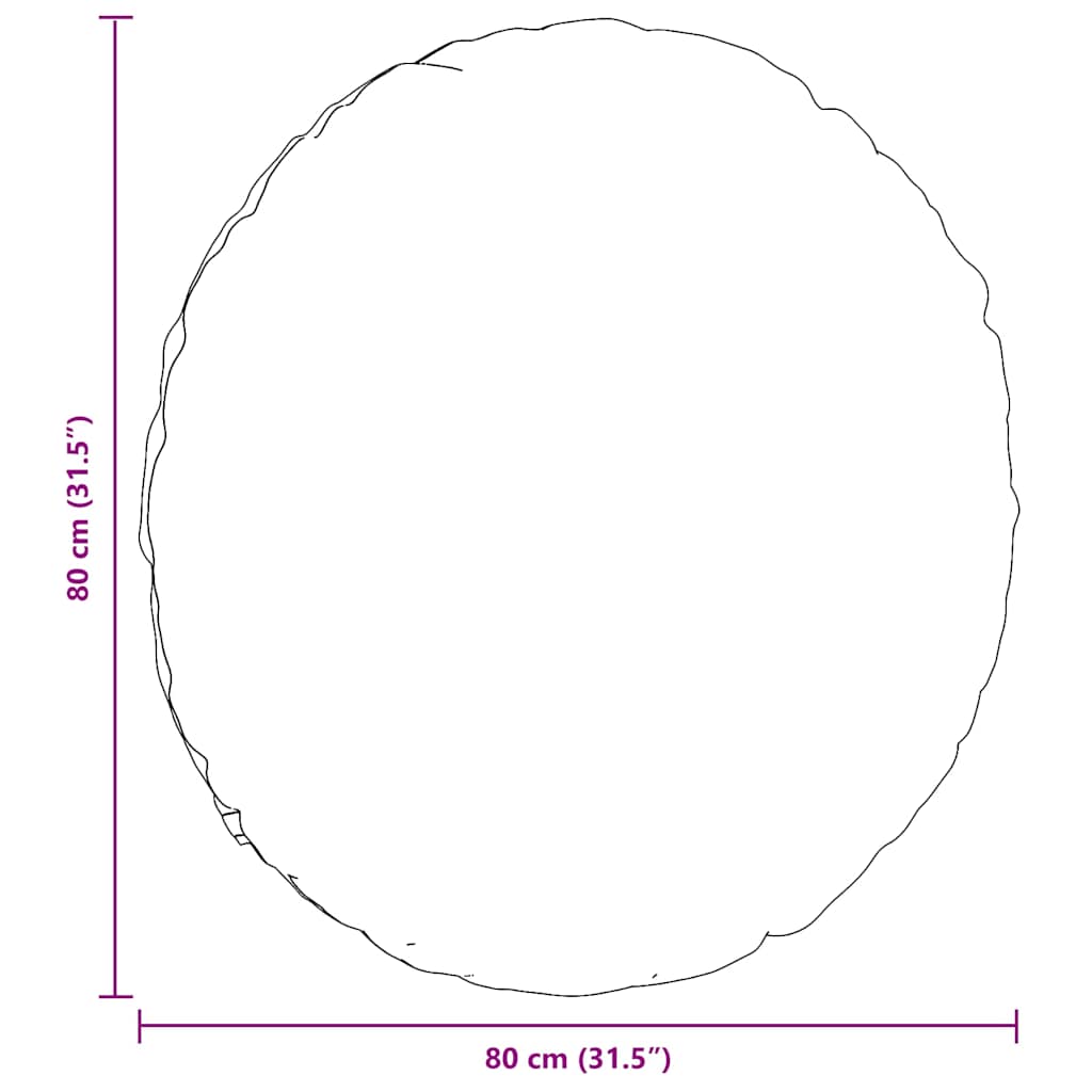 Μαξιλάρια καθισμάτων 2 pcs Λευκό Ø80 x 29 εκ ύφασμα