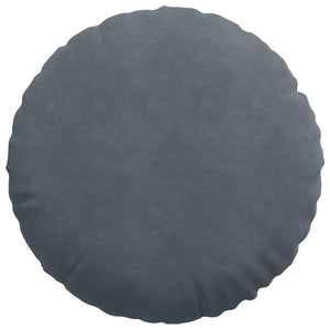 Μαξιλάρια καθισμάτων 2 pcs Σκούρο Γκρι Ø 40 x 13 εκ. Βελούδο