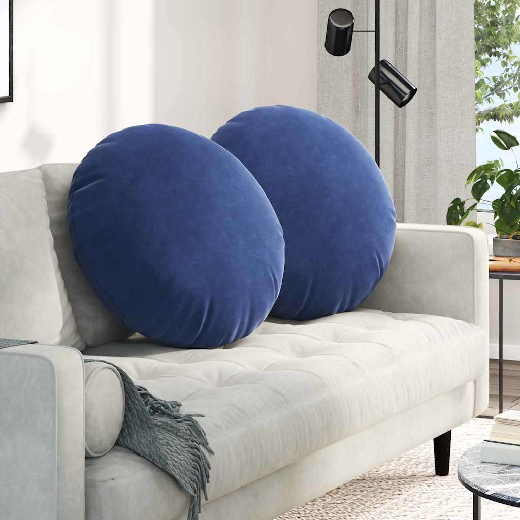 Μαξιλάρια καθισμάτων 2 pcs Μπλε Αστυνομίας Ø 40 x 13 εκ.