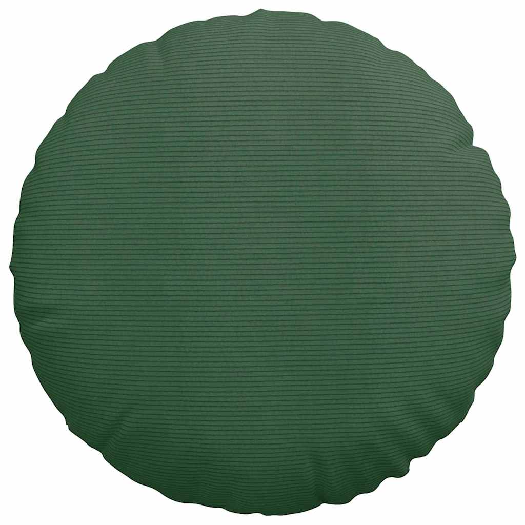 Μαξιλάρια καθισμάτων 2 pcs Σκούρο Πράσινο Ø 80 cm