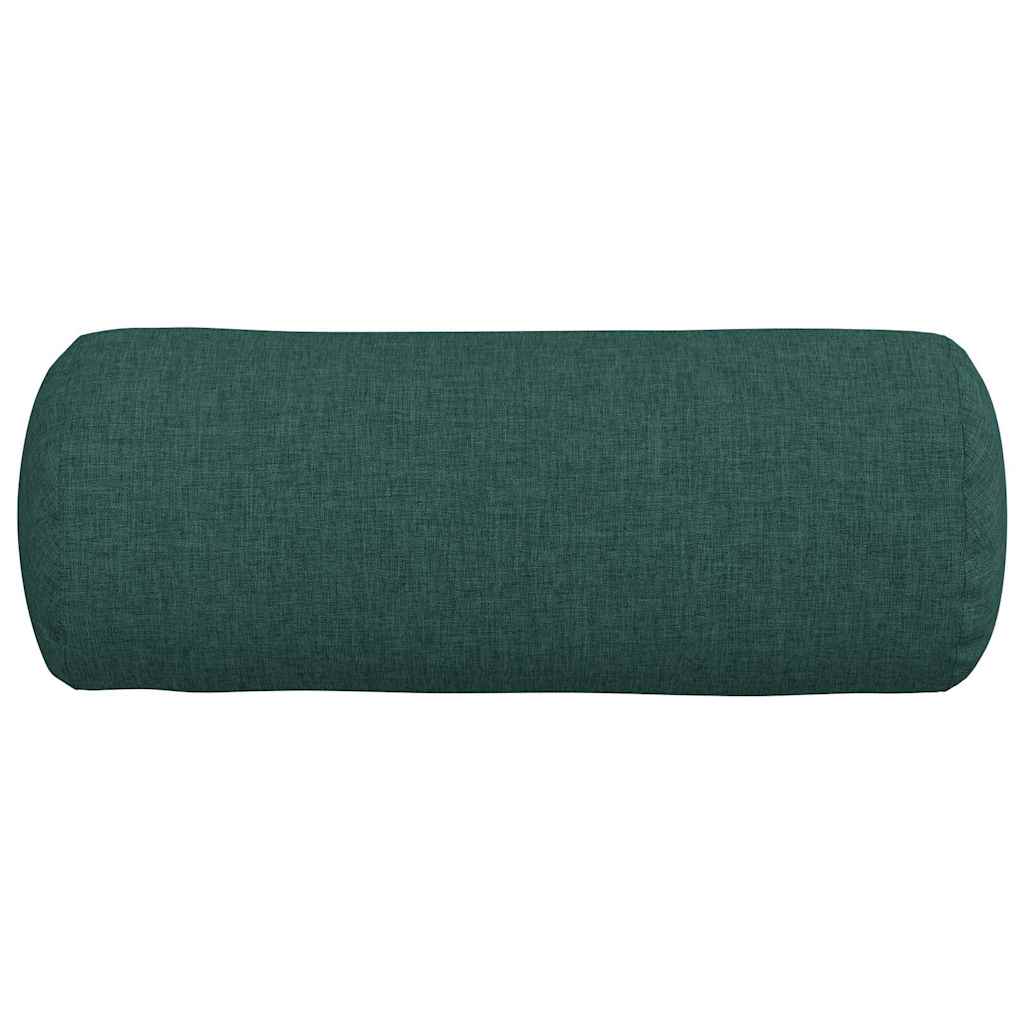 Μαξιλάρια Στήριγμα 2 pcs Σκούρο Πράσινο Ø 15 x 40 εκ ύφασμα