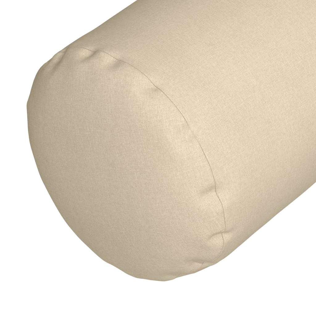 Μαξιλάρια Στήριγμα 2 pcs Κρεμ Ø 15 x 40 εκ ύφασμα