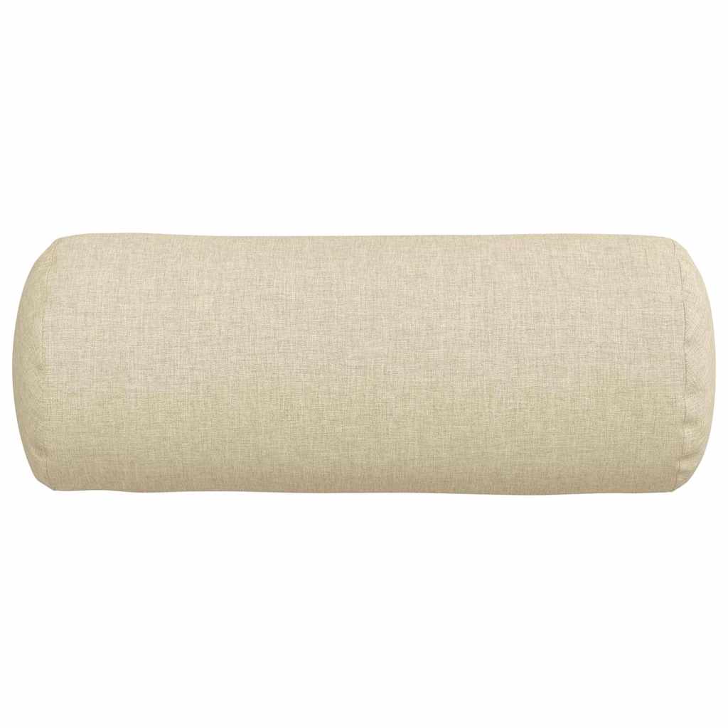 Μαξιλάρια Στήριγμα 2 pcs Κρεμ Ø 15 x 40 εκ ύφασμα