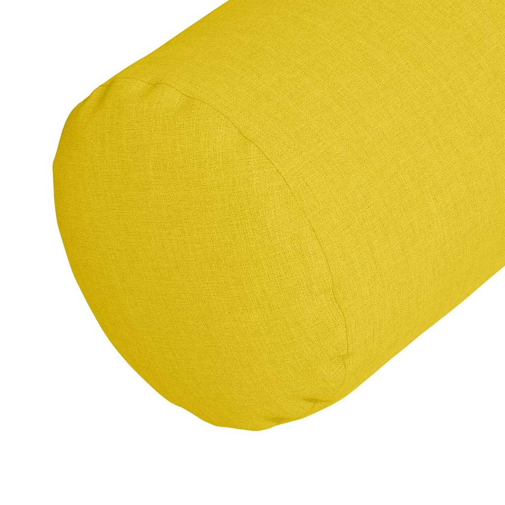 Μαξιλάρια Στήριγμα 2 pcs Απαλό Κίτρινο Ø 15 x 40 εκ ύφασμα