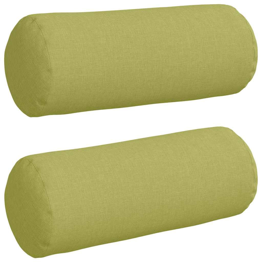 Μαξιλάρια Στήριγμα 2 pcs Ανοιχτό Πράσινο Ø 15 x 40 εκ ύφασμα