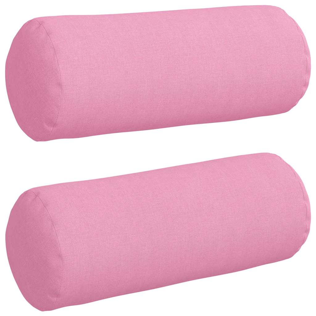 Μαξιλάρια Στήριγμα 2 pcs Ροζ Ø 15 x 40 εκ ύφασμα