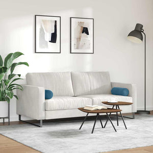 Μαξιλάρια Στήριγμα 2 pcs Μπλε Ø 15 x 40 εκ Υφασμάτινο Κορντουρά