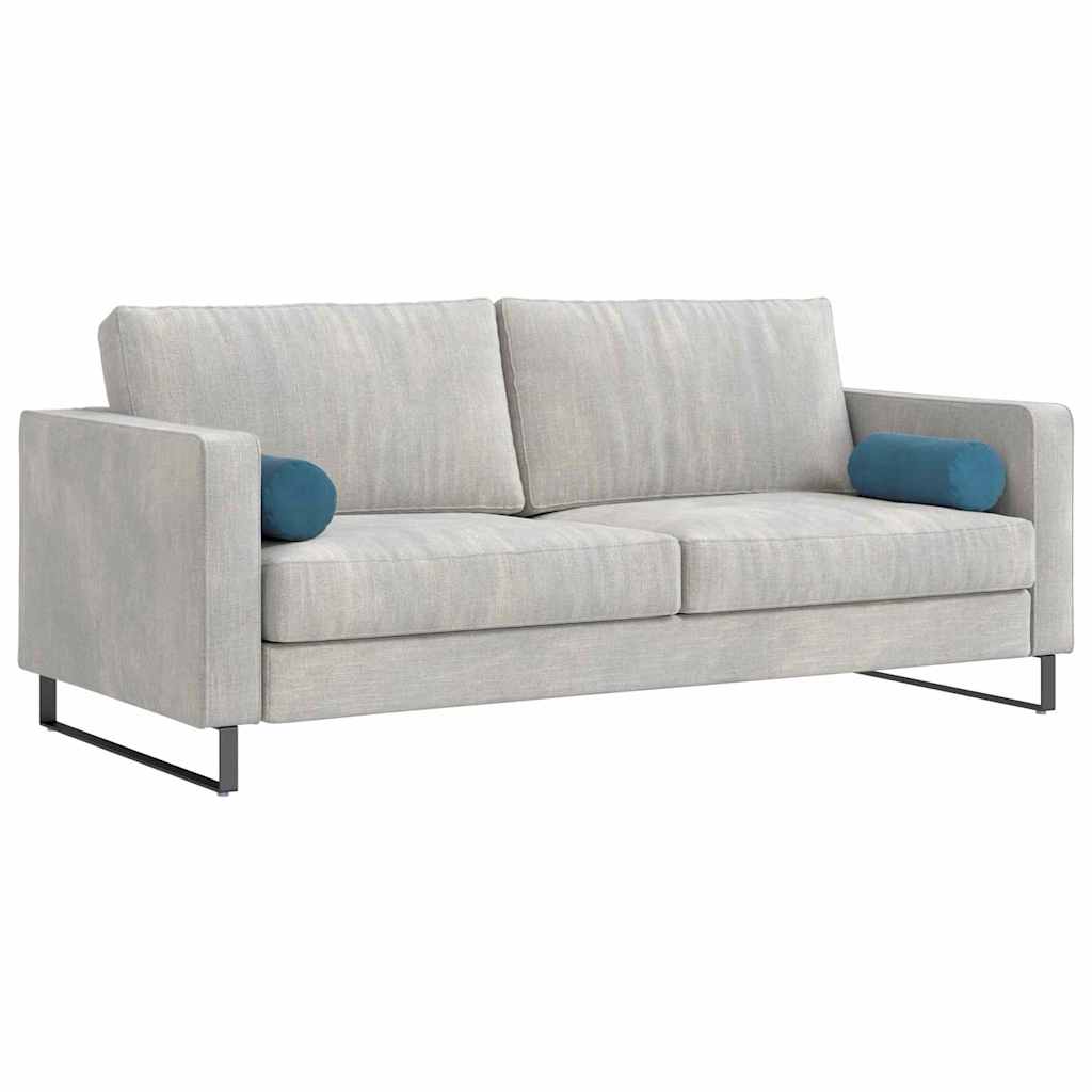 Μαξιλάρια Στήριγμα 2 pcs Μπλε Ø 15 x 40 εκ Υφασμάτινο Κορντουρά