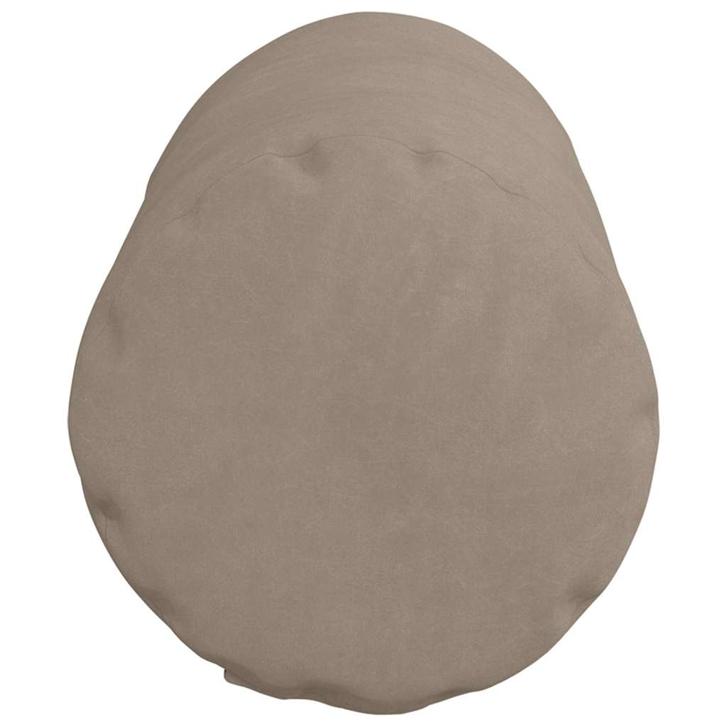 Μαξιλάρια Στήριγμα 2 pcs Taupe Ø 15 x 40 εκ Ύφασμα Μικροΐνας