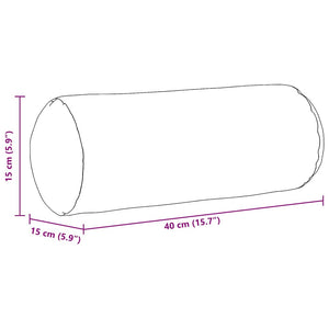 Μαξιλάρια Στήριγμα 2 pcs Ανοιχτό γκρι Ø 15 x 40 εκ