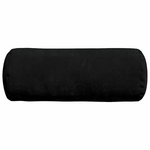 Μαξιλάρια Στήριγμα 2 pcs Μαύρο Ø 15 x 40 εκ Ύφασμα Μικροΐνας