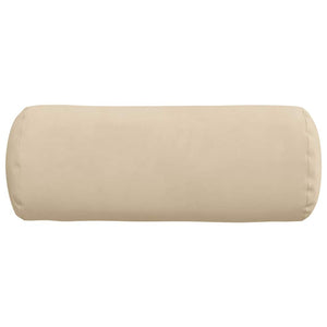 Μαξιλάρια Στήριγμα 2 pcs Κρεμ Ø 15 x 40 εκ Ύφασμα Μικροΐνας