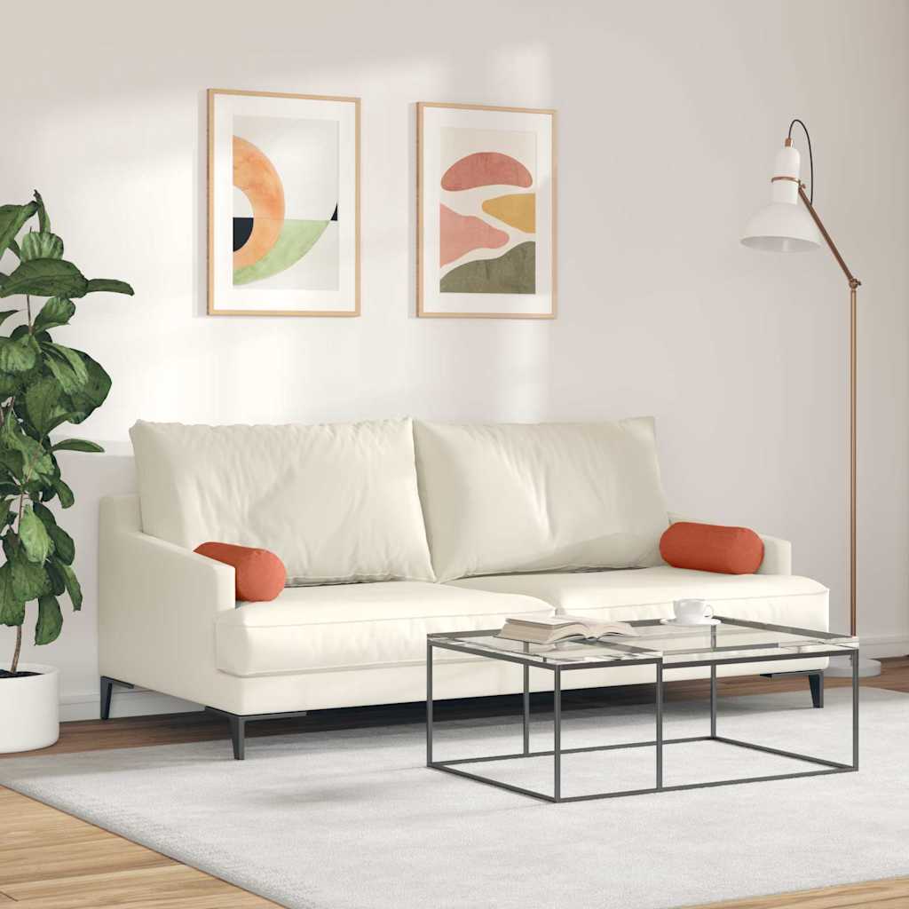Μαξιλάρια Στήριγμα 2 pcs Κόκκινο Πορτοκαλί Ø 15 x 40 εκ
