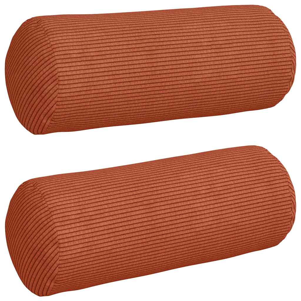Μαξιλάρια Στήριγμα 2 pcs Κόκκινο Πορτοκαλί Ø 15 x 40 εκ