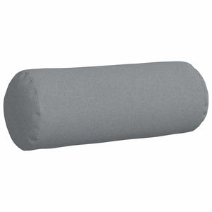 Μαξιλάρια Στήριγμα 2 pcs Ανοιχτό γκρι Ø 25 x 70 cm ύφασμα - Pakobazaar
