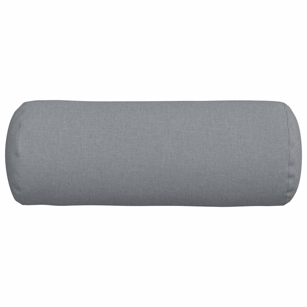 Μαξιλάρια Στήριγμα 2 pcs Ανοιχτό γκρι Ø 25 x 70 cm ύφασμα - Pakobazaar