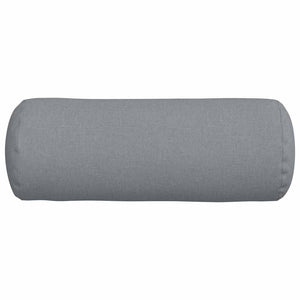 Μαξιλάρια Στήριγμα 2 pcs Ανοιχτό γκρι Ø 25 x 70 cm ύφασμα - Pakobazaar