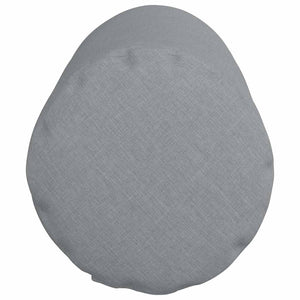 Μαξιλάρια Στήριγμα 2 pcs Ανοιχτό γκρι Ø 25 x 70 cm ύφασμα - Pakobazaar