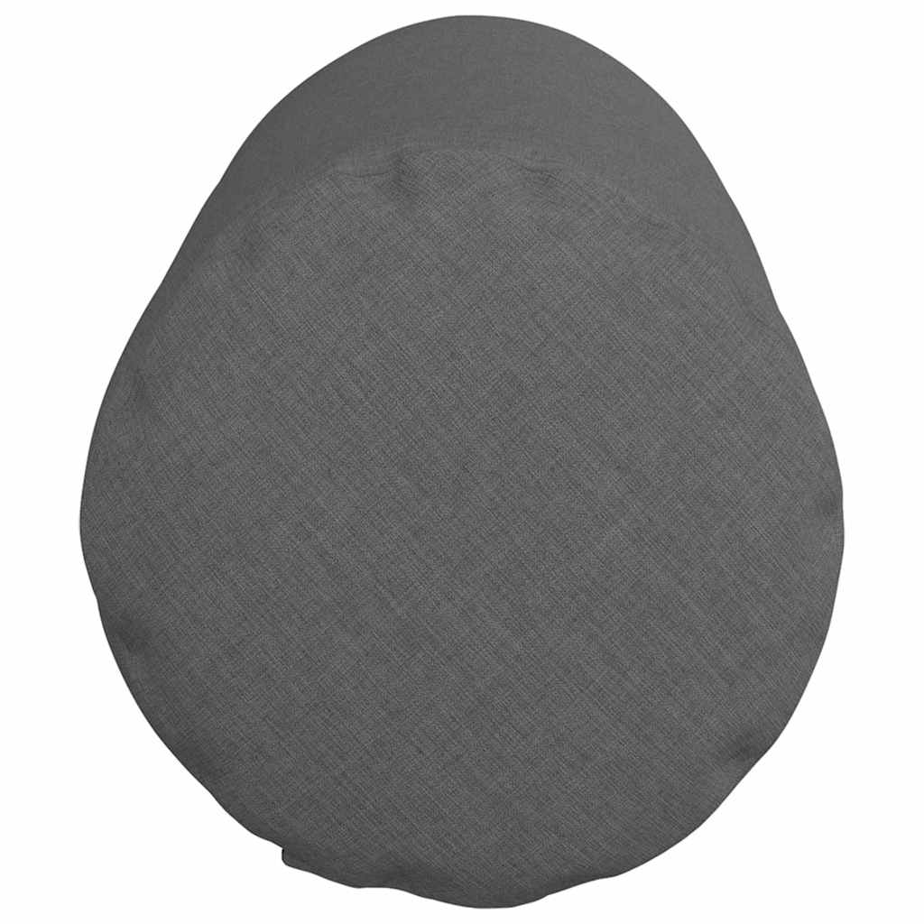 Μαξιλάρια Στήριγμα 2 pcs Σκούρο Γκρι Ø 25 x 70 cm ύφασμα