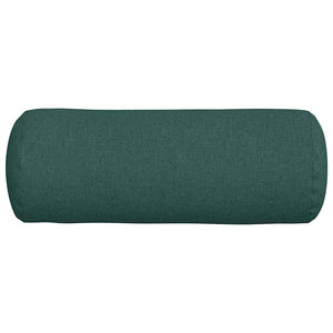Μαξιλάρια Στήριγμα 2 pcs Σκούρο Πράσινο Ø 25 x 70 cm ύφασμα