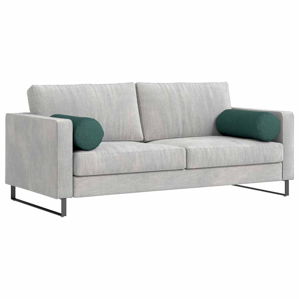 Μαξιλάρια Στήριγμα 2 pcs Σκούρο Πράσινο Ø 25 x 70 cm ύφασμα