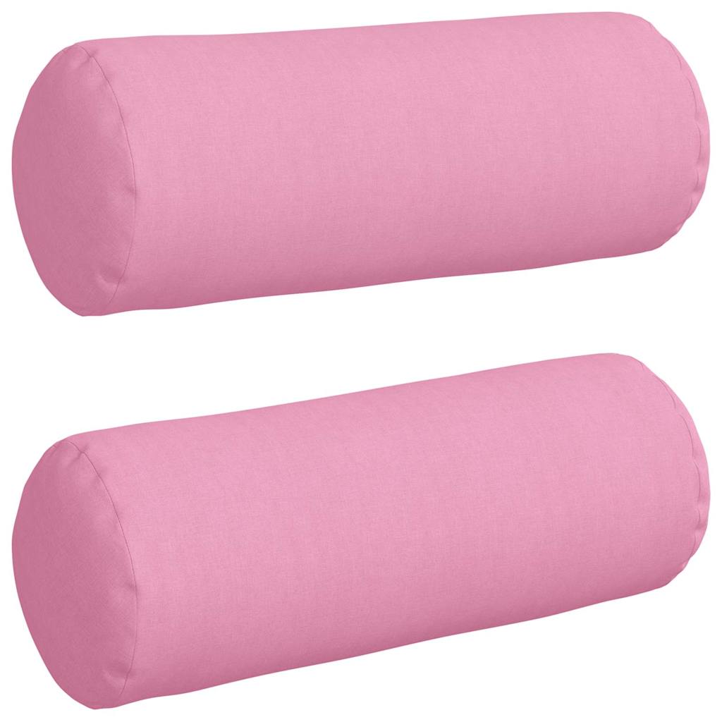 Μαξιλάρια Στήριγμα 2 pcs Ροζ Ø 25 x 70 cm ύφασμα