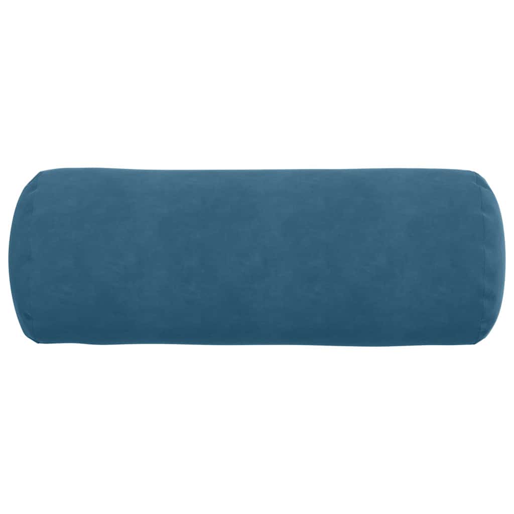 Μαξιλάρια Στήριγμα 2 pcs Μπλε Ø 25 x 70 cm Υφασμάτινο Κορντουρά - Pakobazaar