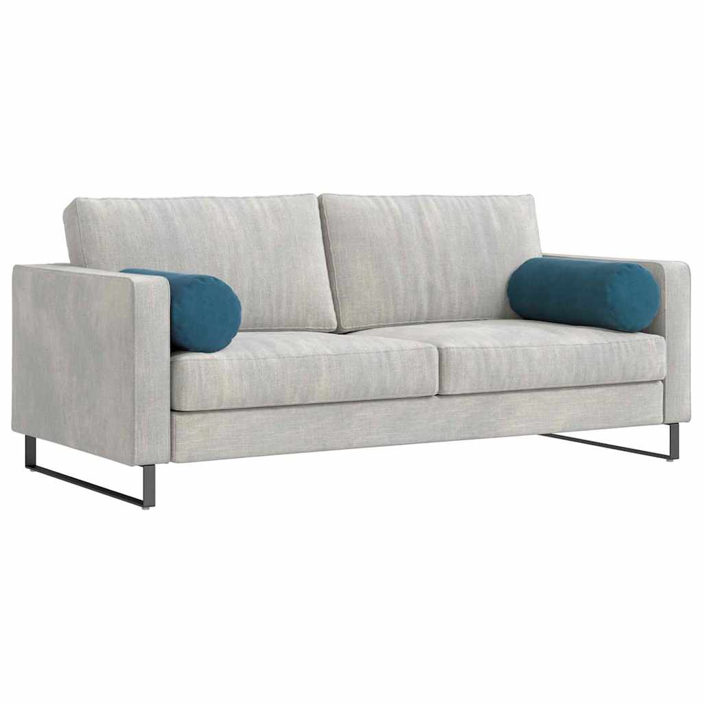 Μαξιλάρια Στήριγμα 2 pcs Μπλε Ø 25 x 70 cm Υφασμάτινο Κορντουρά - Pakobazaar