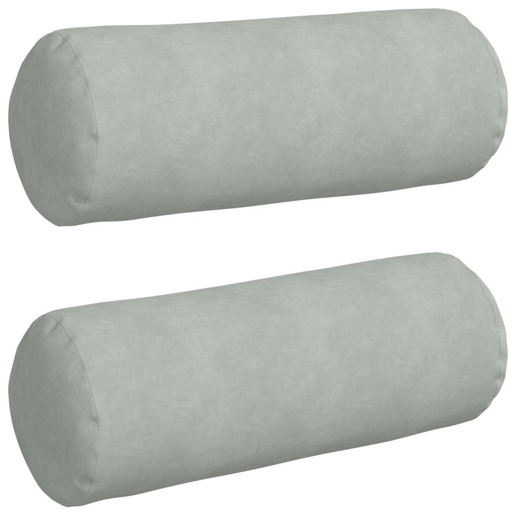 Μαξιλάρια Στήριγμα 2 pcs Ανοιχτό γκρι Ø 25 x 70 cm