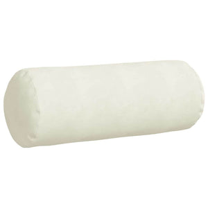 Μαξιλάρια Στήριγμα 2 pcs Κρεμ Ø 25 x 70 cm Υφασμάτινο Κορντουρά