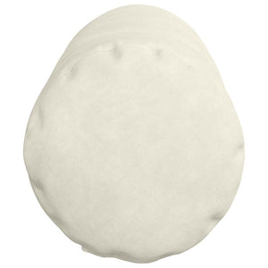 Μαξιλάρια Στήριγμα 2 pcs Κρεμ Ø 25 x 70 cm Υφασμάτινο Κορντουρά