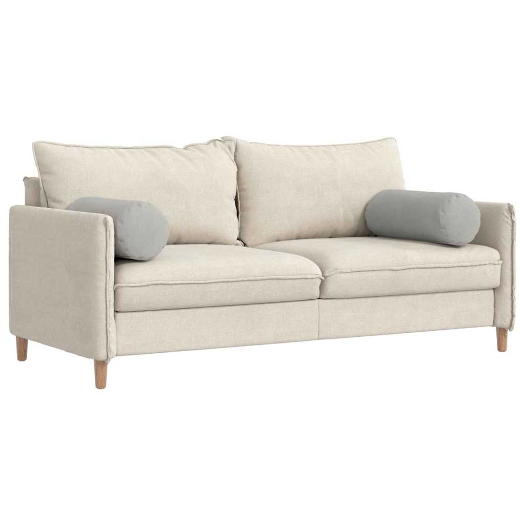 Μαξιλάρια Στήριγμα 2 pcs Ανοιχτό γκρι Ø 25 x 70 cm - Pakobazaar