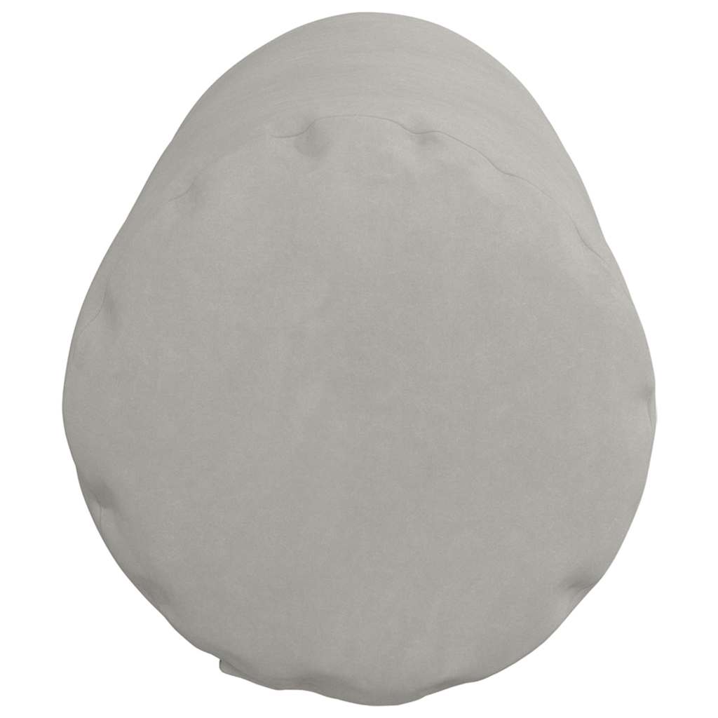 Μαξιλάρια Στήριγμα 2 pcs Ανοιχτό γκρι Ø 25 x 70 cm - Pakobazaar