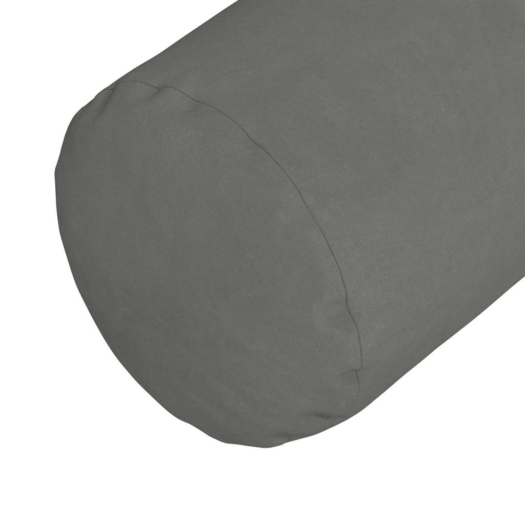 Μαξιλάρια Στήριγμα 2 pcs Σκούρο Γκρι Ø 25 x 70 cm - Pakobazaar