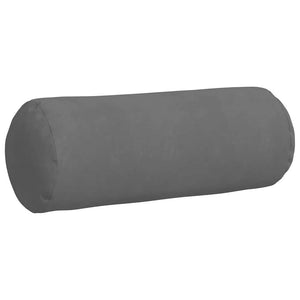Μαξιλάρια Στήριγμα 2 pcs Σκούρο Γκρι Ø 25 x 70 cm - Pakobazaar