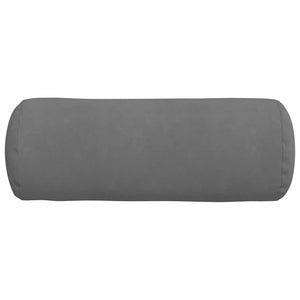 Μαξιλάρια Στήριγμα 2 pcs Σκούρο Γκρι Ø 25 x 70 cm - Pakobazaar