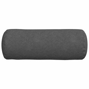 Μαξιλάρια Στήριγμα 2 pcs Σκούρο Γκρι Ø 25 x 70 cm