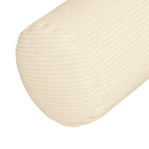 Μαξιλάρια Στήριγμα 2 pcs Κρεμ Ø 25 x 70 cm Υφασμάτινο Κορντουρά