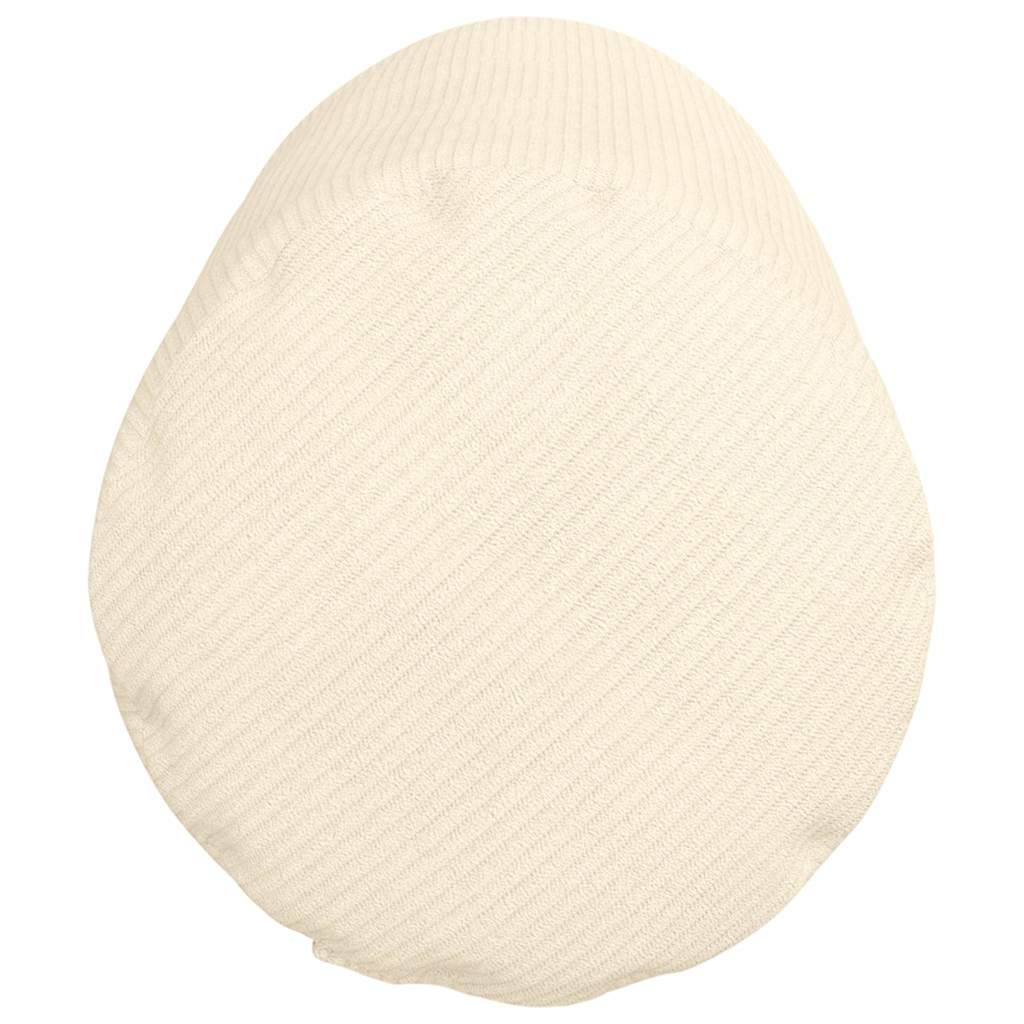 Μαξιλάρια Στήριγμα 2 pcs Κρεμ Ø 25 x 70 cm Υφασμάτινο Κορντουρά
