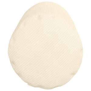 Μαξιλάρια Στήριγμα 2 pcs Κρεμ Ø 25 x 70 cm Υφασμάτινο Κορντουρά
