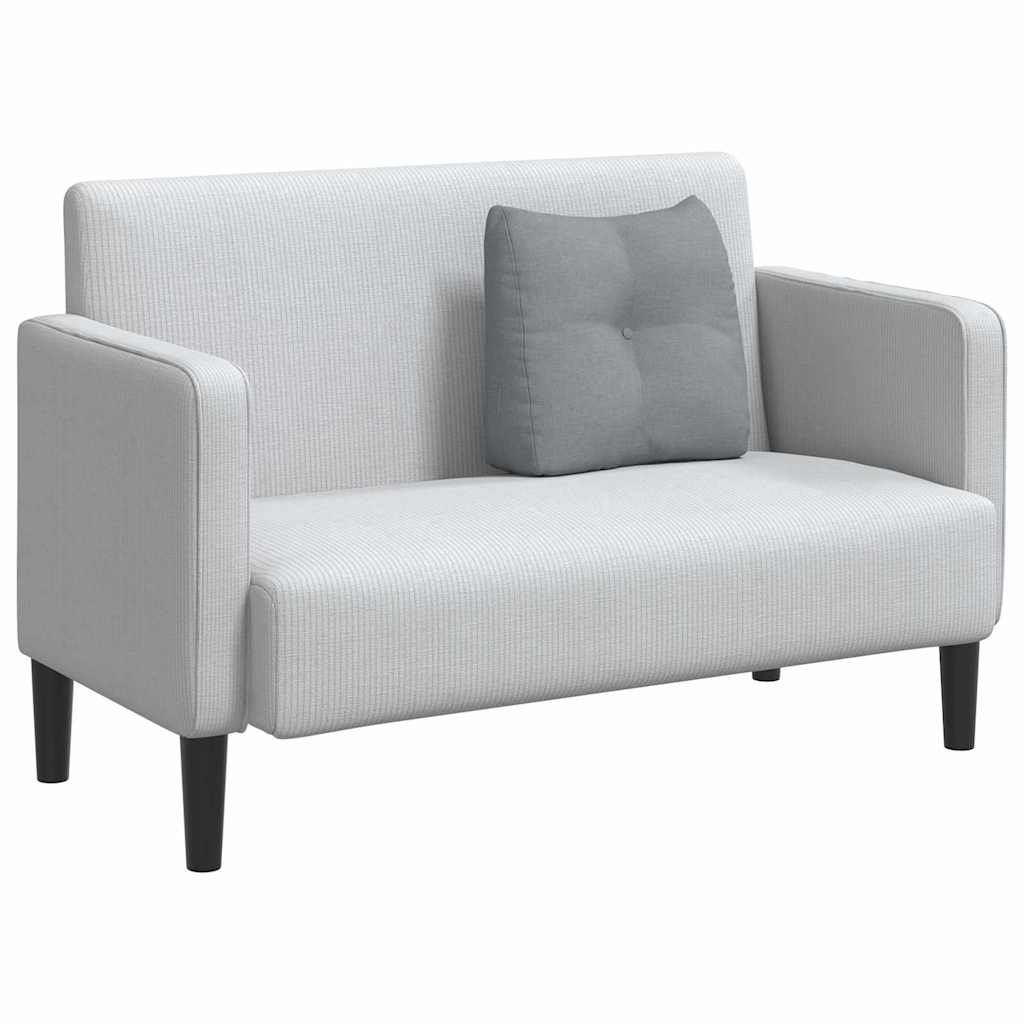 Μαξιλάρι Πλάτης Ανοιχτό γκρι 45 x 24 x 50 εκ ύφασμα