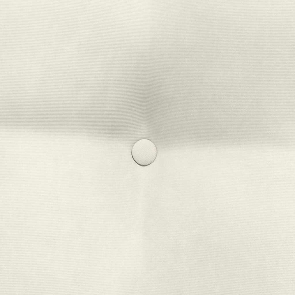 Μαξιλάρι Πλάτης Κρεμ 60 x 24 x 50 εκ Βελούδο