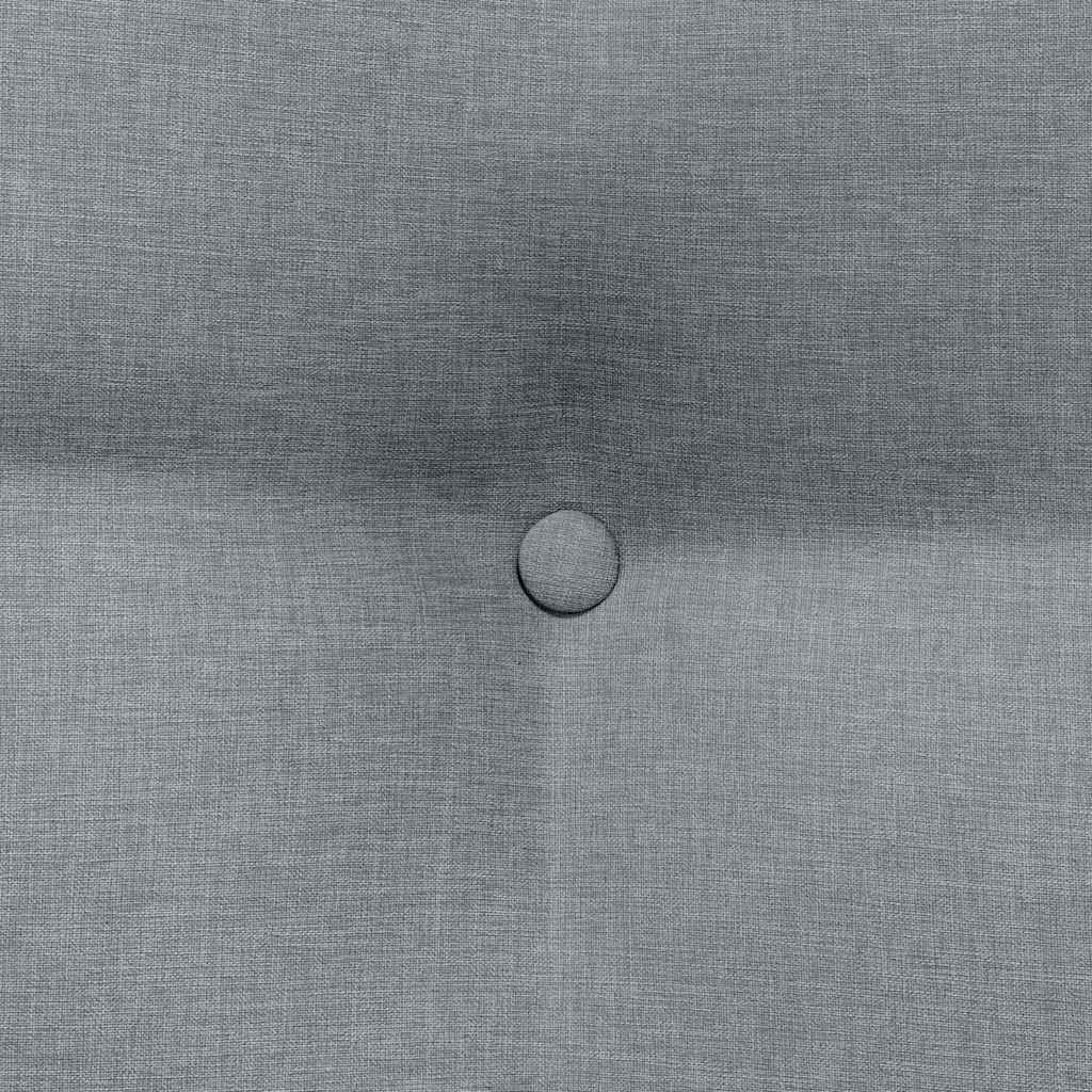 Μαξιλάρι Πλάτης Ανοιχτό γκρι 80 x 24 x 50 εκ ύφασμα