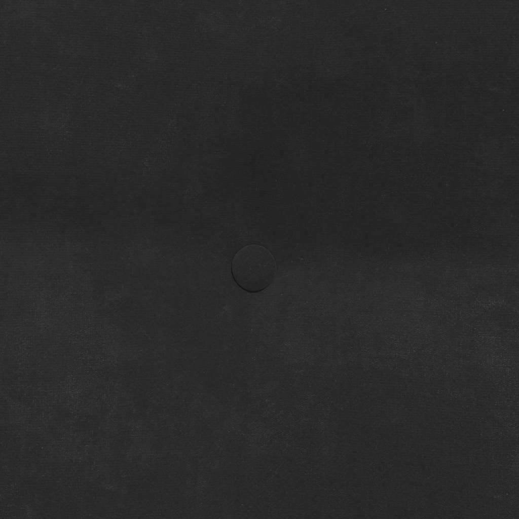 Μαξιλάρι Πλάτης Μαύρο 80 x 24 x 50 εκ Βελούδο - Pakobazaar