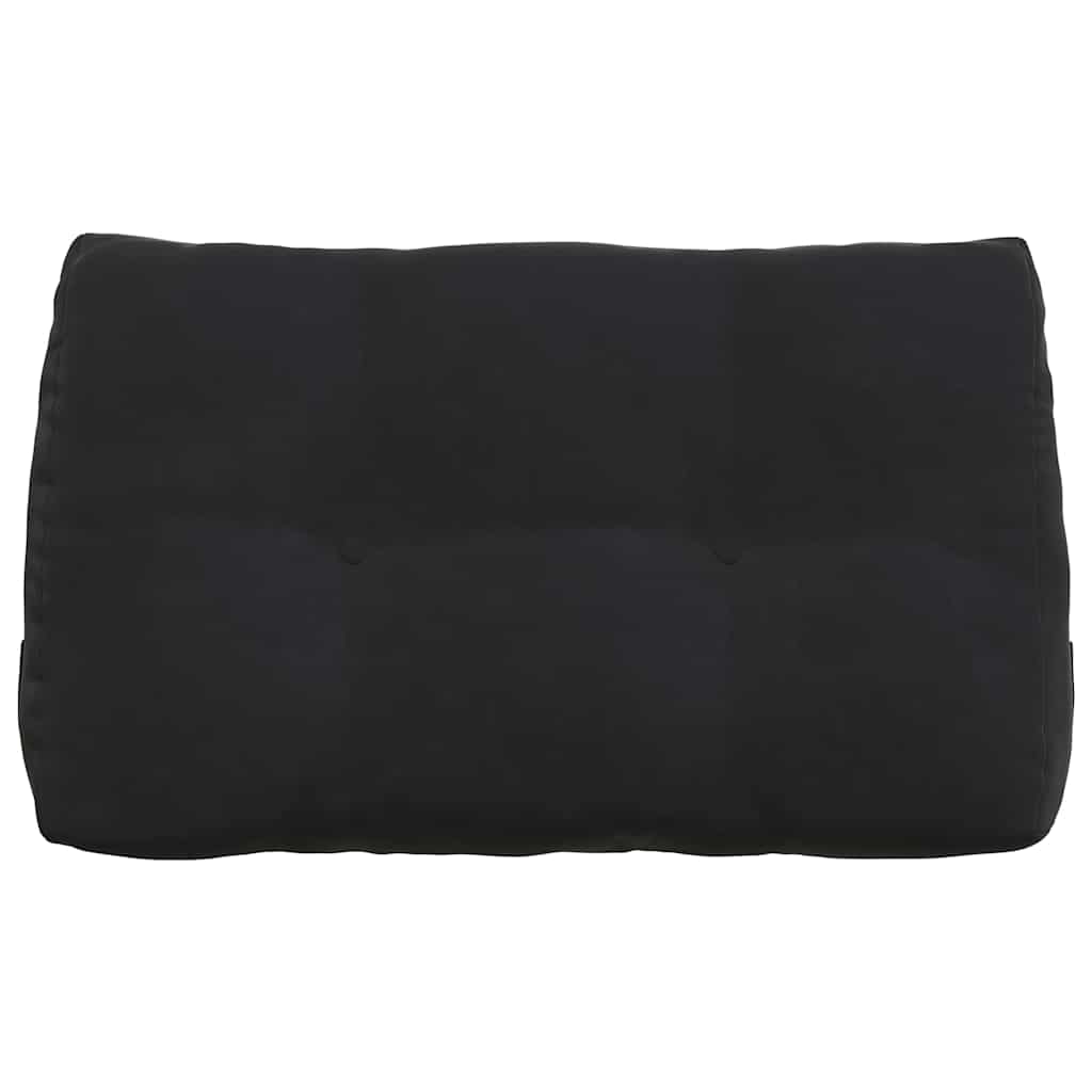 Μαξιλάρι Πλάτης Μαύρο 80 x 24 x 50 εκ Βελούδο - Pakobazaar