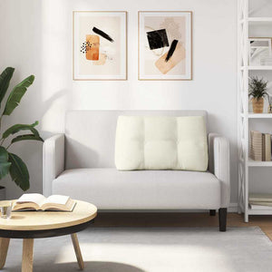 Μαξιλάρι Πλάτης Κρεμ 80 x 24 x 50 εκ Βελούδο - Pakobazaar